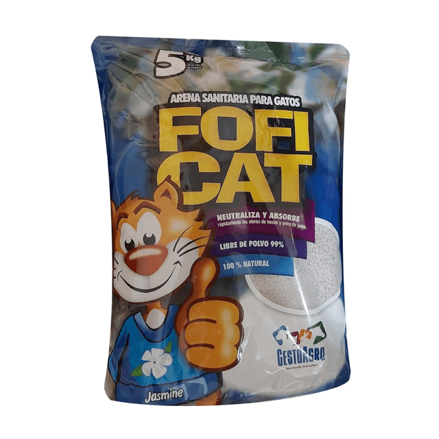 Arena para gatos Foficat - Jazmín 5Kg