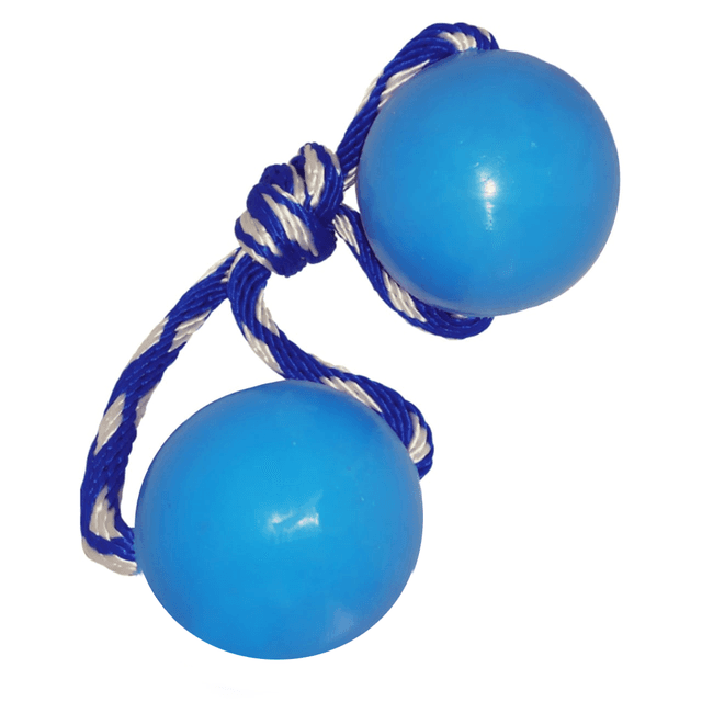 Pelotas grandes dobles con lazo
