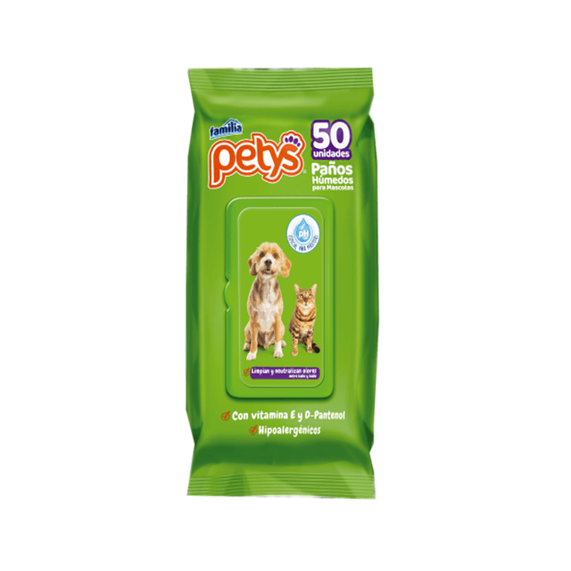 Pañitos Húmedos Petys con Fragancia x 50
