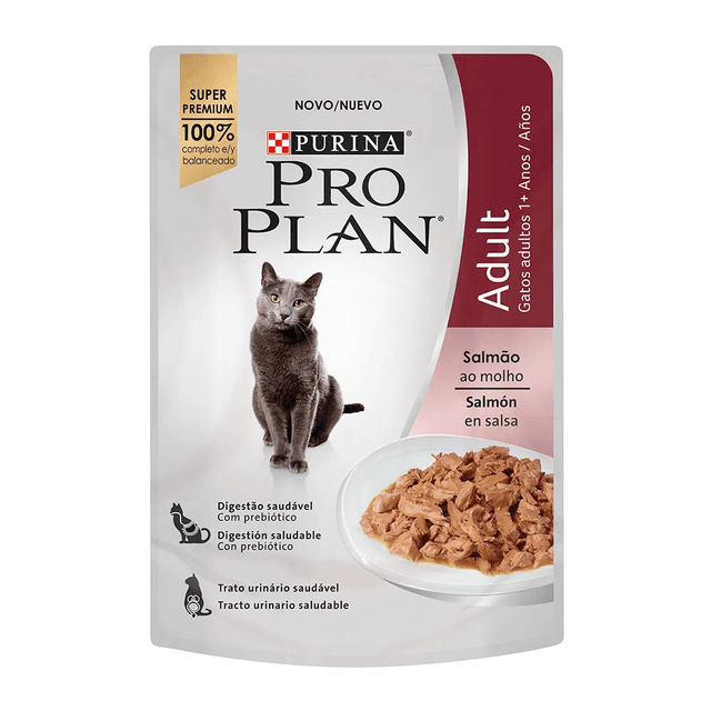 Alimento Húmedo Pro Plan Gato Adulto Salmón 85Gr