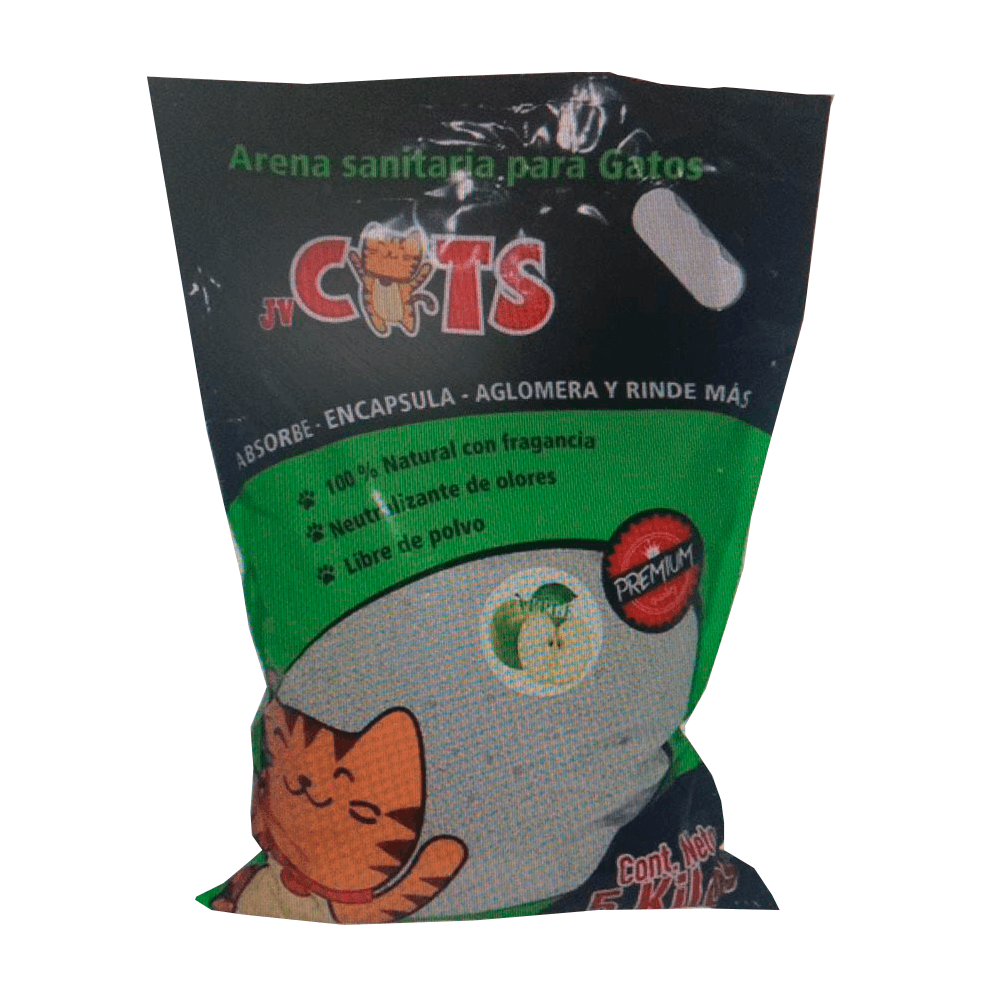 Imagen principal de Arena para gatos Jv Cats Aroma Manzana 20Kg