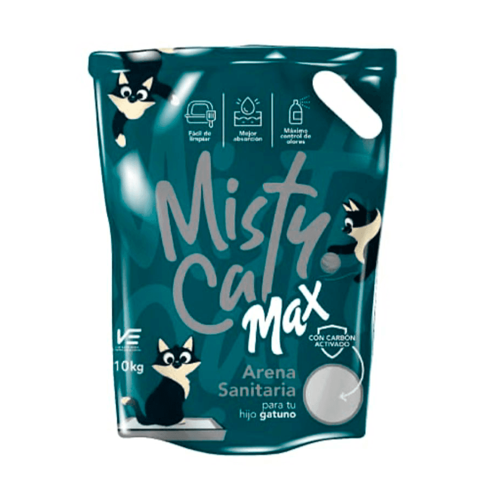 Imagen principal de Arena para gatos Misty Cat con Carbón Activado 10Kg