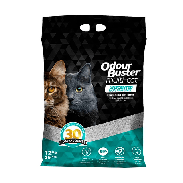 Arena para gatos Odour Buster MultiCat 12Kg