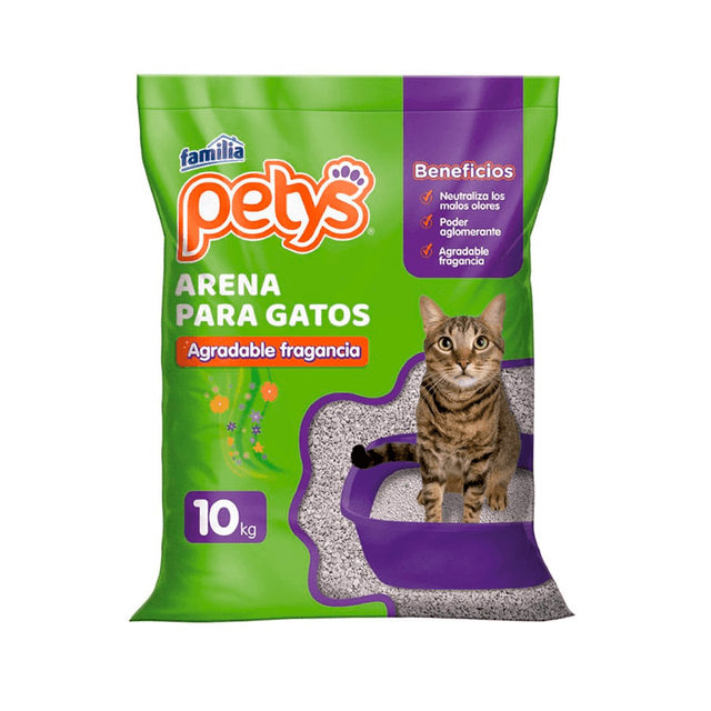 Arena para gatos Petys 10Kg