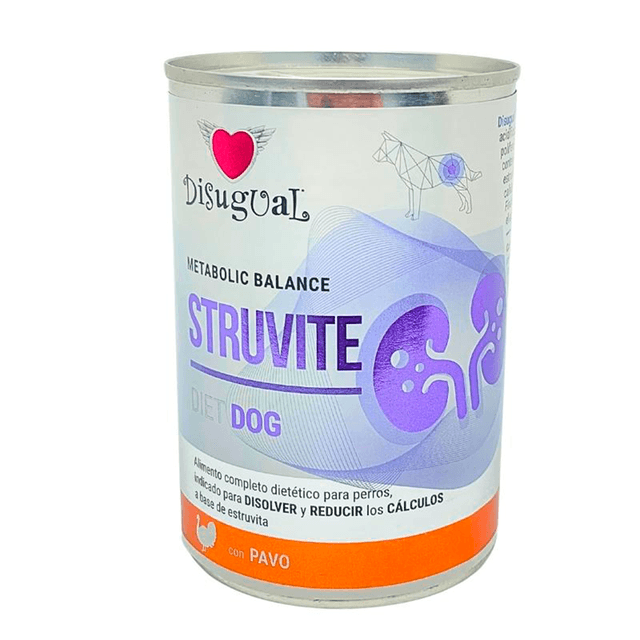 Alimento Húmedo Disugual Dog Struvite Lata – Pavo 400Gr