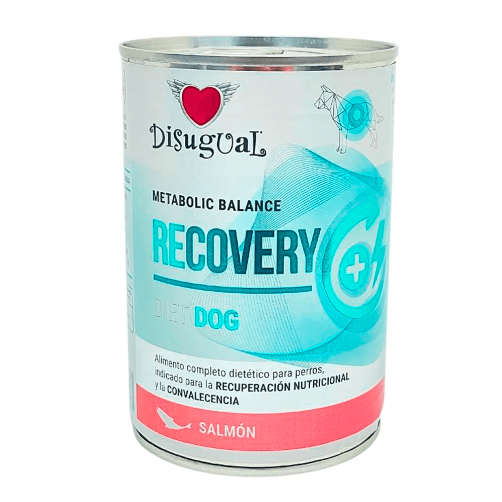 Imagen principal de Alimento Húmedo Disugual Dog Recovery Lata – Salmón 400Gr