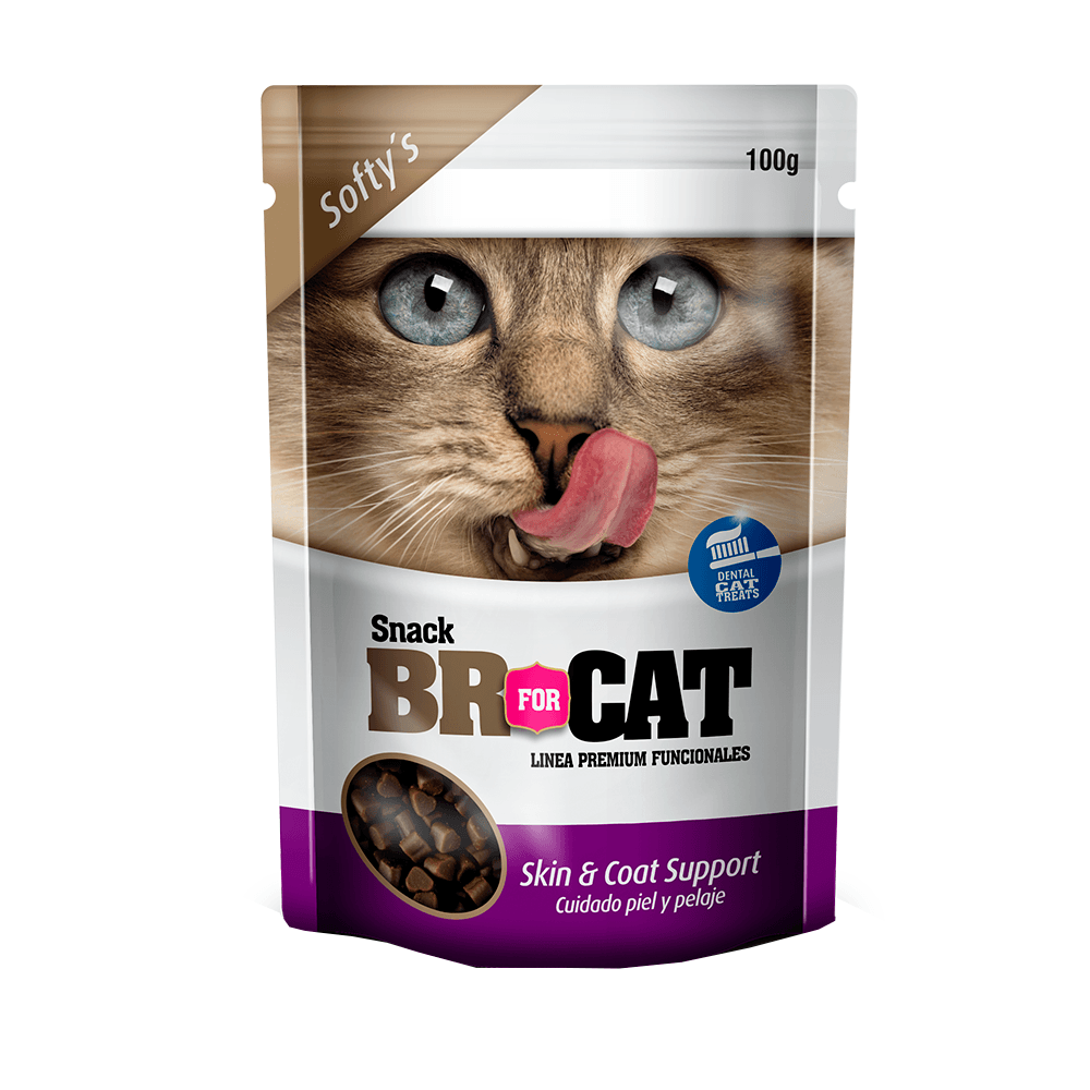 Imagen principal de Br for Cat Snack Gato Cuidado Piel y Pelaje 100 Gr