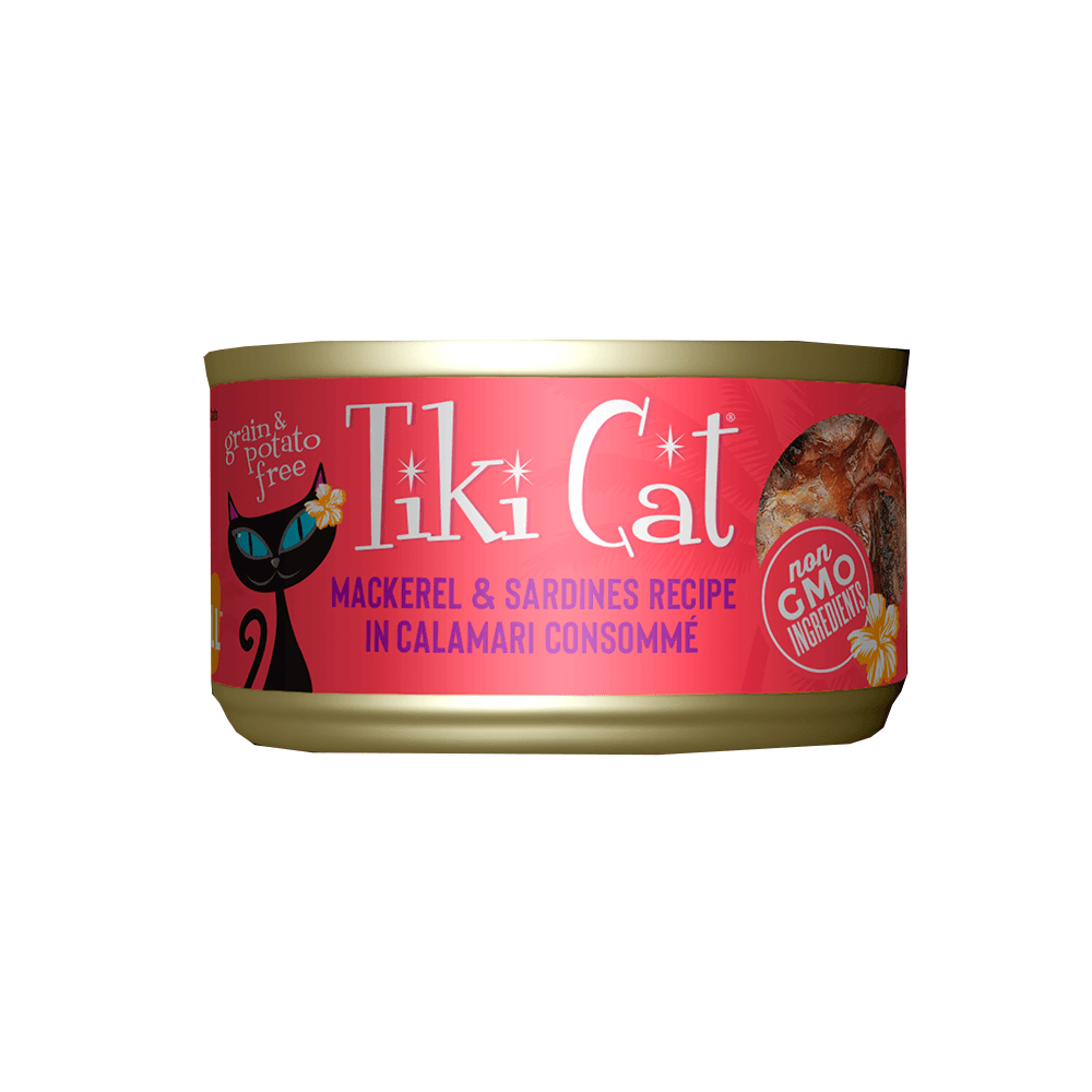 Imagen principal de Alimento Tiki Cat Lata - Sardinas y Caballa 80 Gr