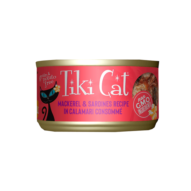 Alimento Tiki Cat Lata - Sardinas y Caballa 80 Gr