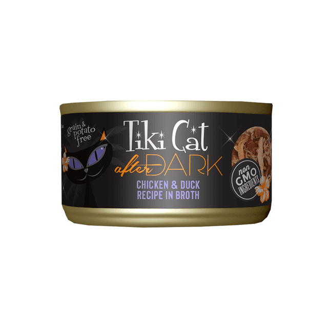 Alimento Tiki Cat Lata - Pollo y Pato en Caldo 80 Gr
