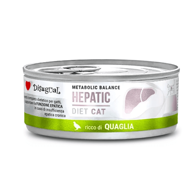 Alimento Húmedo Disugual Cat Hepatic Lata - Codorniz 85Gr